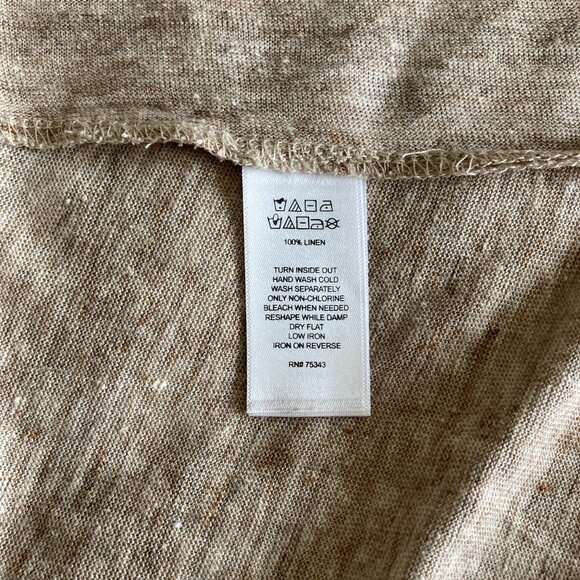 Artisan NY Women's sleeveless 100% linen fine knit long cardigan Size M EUC - Picture 8 of 10